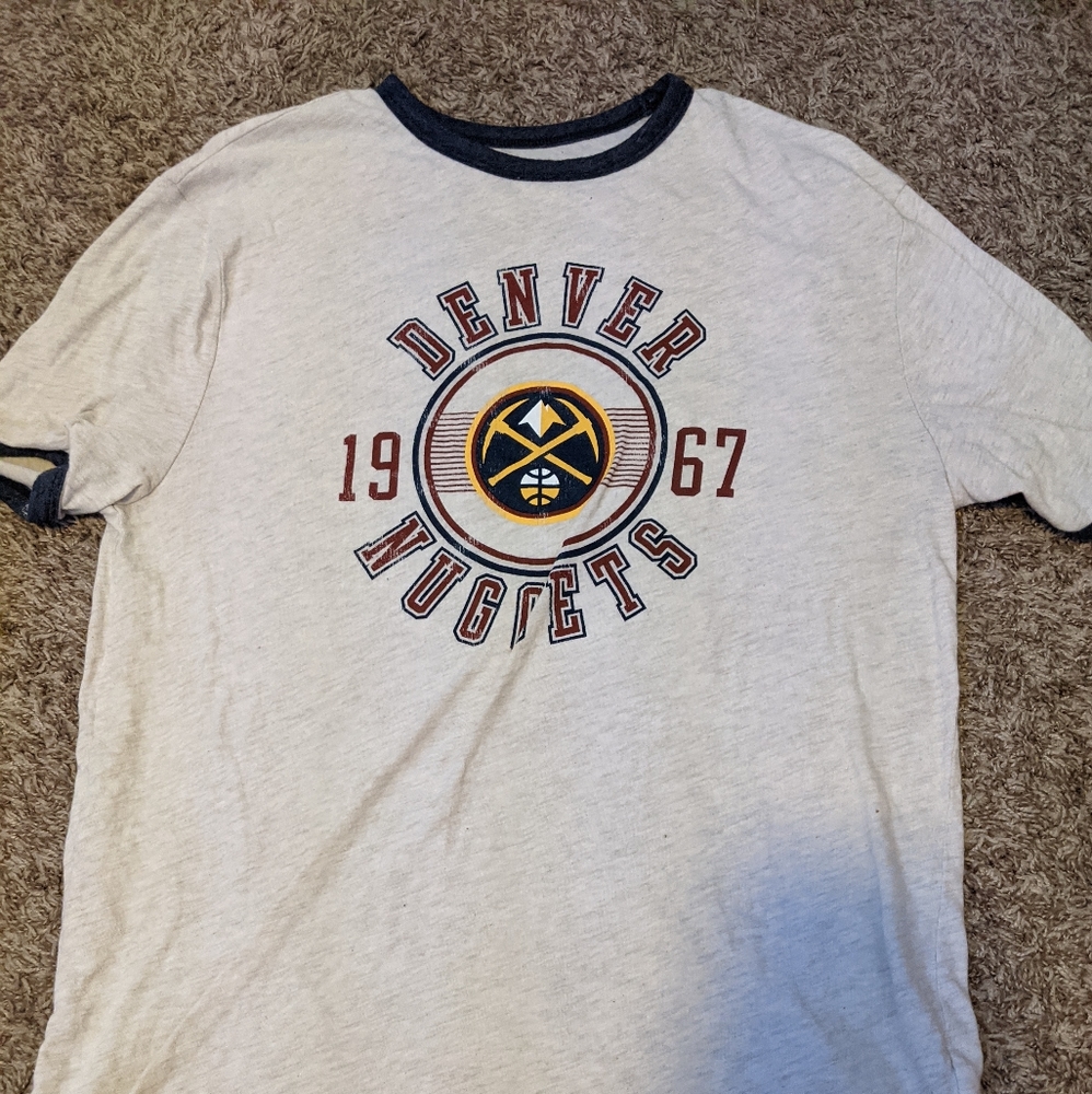 SOLD DO NOT BUY NBA Denver Nuggets t-shirt I want to get back what I paid for it